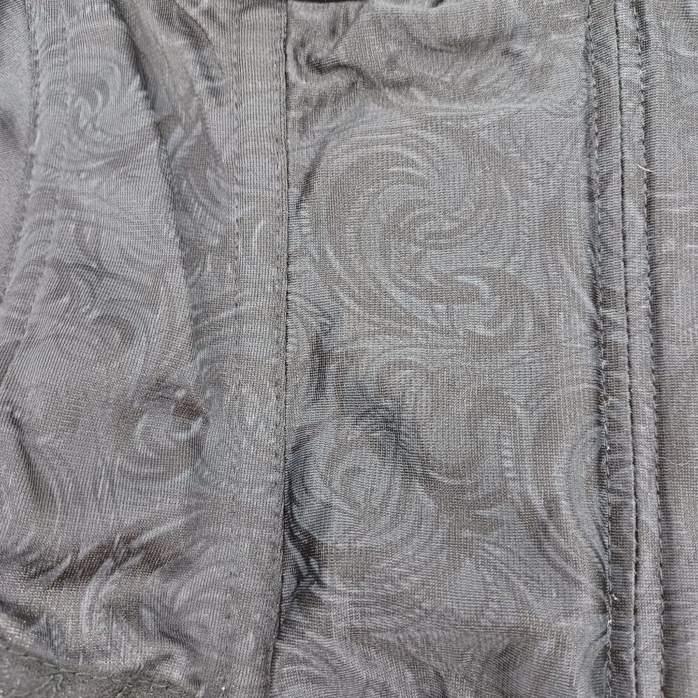 Vintage Black Bustier Lingerie Women's 34A Boning Strapless Sexy Pin Up Glam - Picture 4 of 8